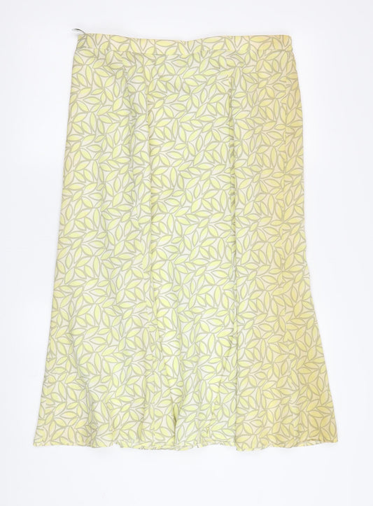 Eastex Geometric A-Line Multicoloured Skirt Sz 16