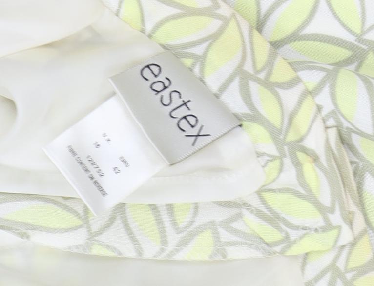 Eastex Geometric A-Line Multicoloured Skirt Sz 16