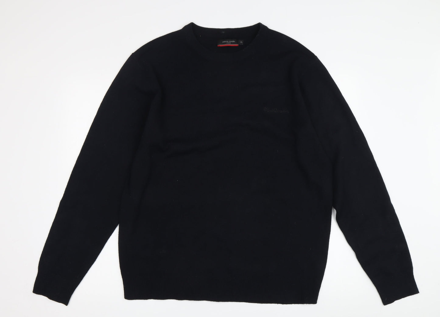 Pierre Cardin Men's Black XL Knit Pullover Jumper
