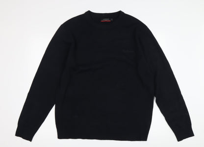 Pierre Cardin Men's Black XL Knit Pullover Jumper