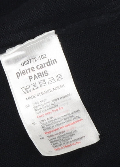 Pierre Cardin Men's Black XL Knit Pullover Jumper