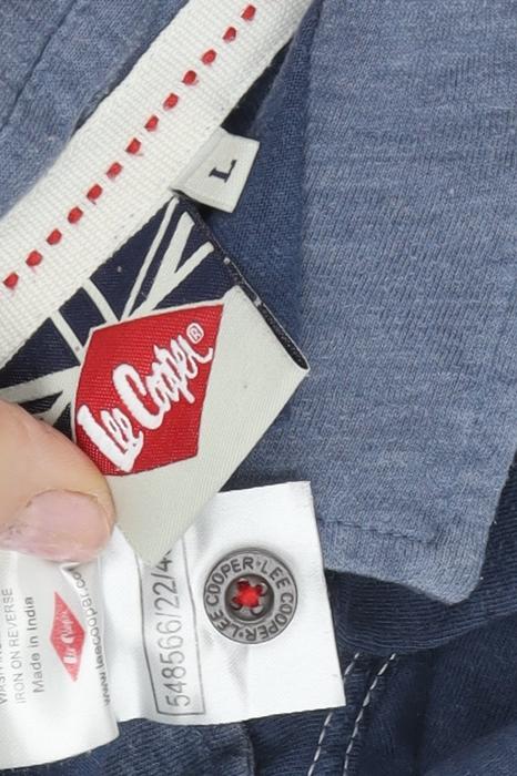 Lee Cooper Men's Blue L Polo Shirt Short Sleeve