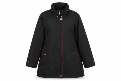 Womens UK Size 14 Klassik Black Rain Coat