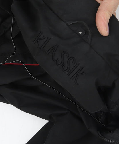 Womens UK Size 14 Klassik Black Rain Coat