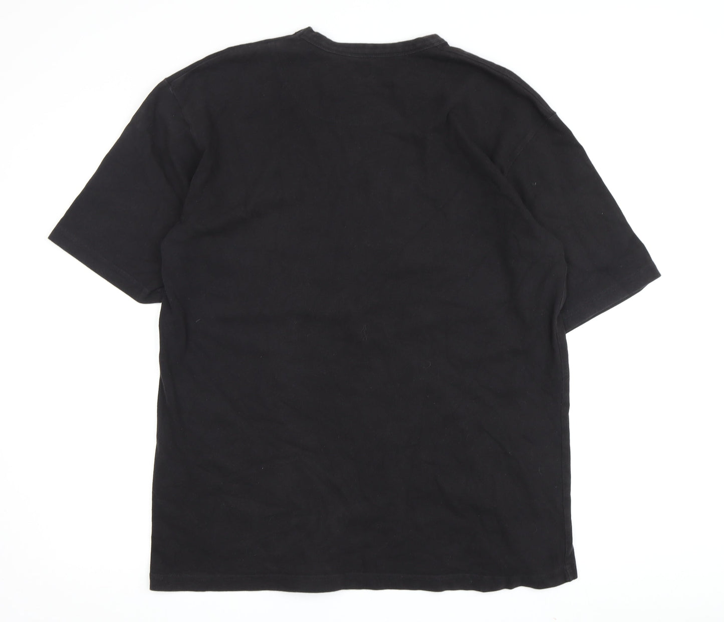 Newcastle United Black Men's M T-Shirt, Crew Neck Casual