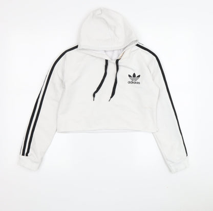 Adidas Women's White XS Pullover Hoodie