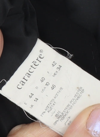 Caractère Women's Black Blazer, Size 14, Formal, Lined