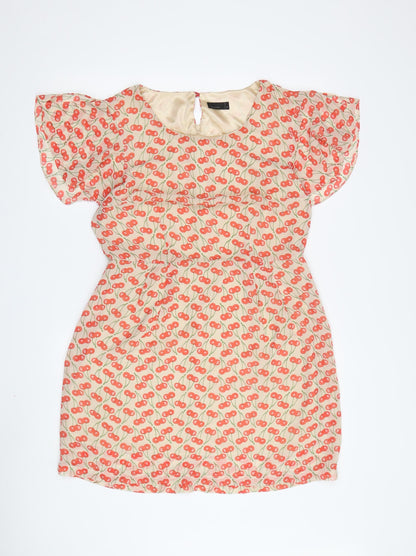 Vero Moda Women's Beige Short Shift Dress Size 12