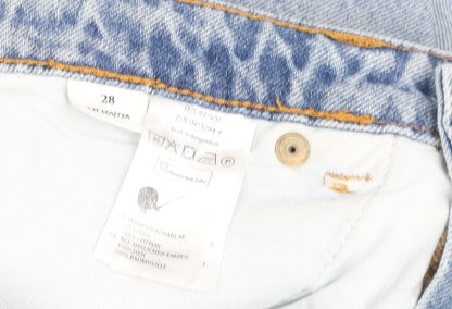 Womens UK Size 28 VERO MODA Regular Fit Mom Blue Jeans