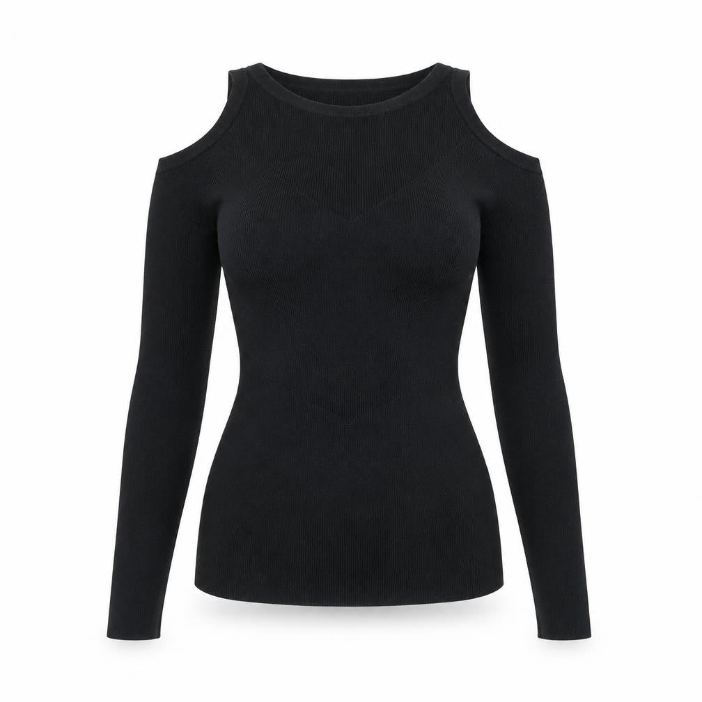 Womens UK Size 8 Whistles Black Basic T-Shirt