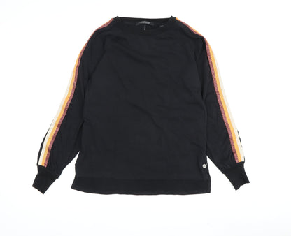 Womens UK Size XS Scotch & Soda Black Jersey T-Shirt