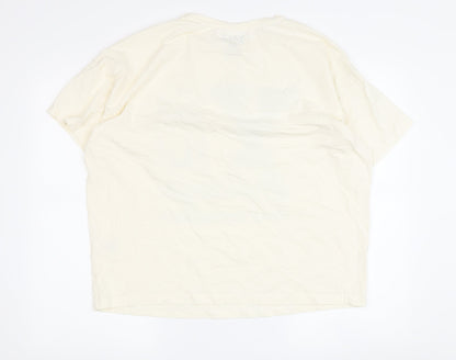 Yale University Ivory T-Shirt, Size 16, Unisex Adults