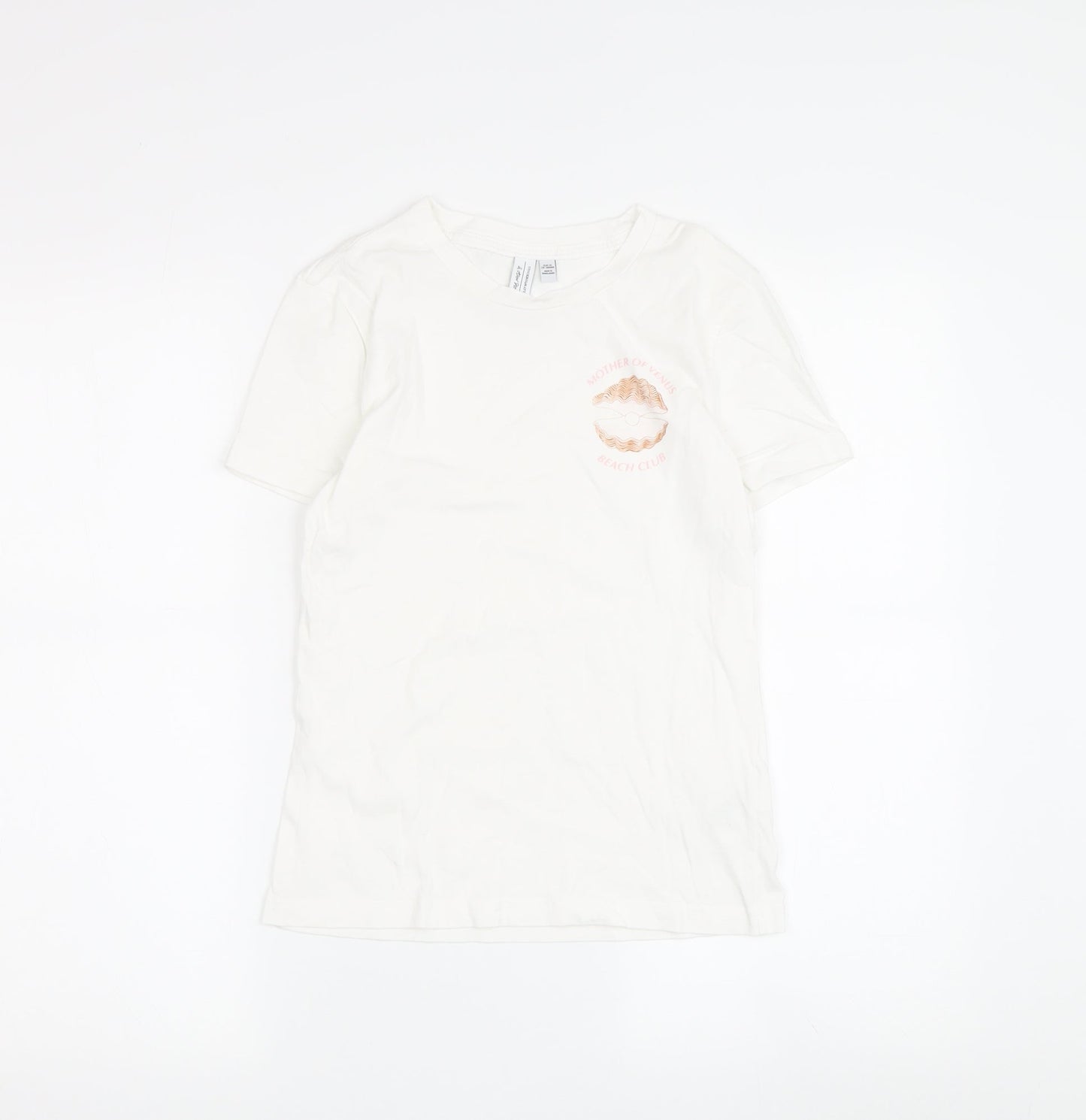 & Other Stories Girls White T-Shirt, Size 12, Classic Style