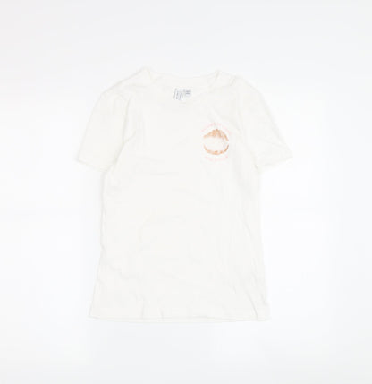 & Other Stories Girls White T-Shirt, Size 12, Classic Style