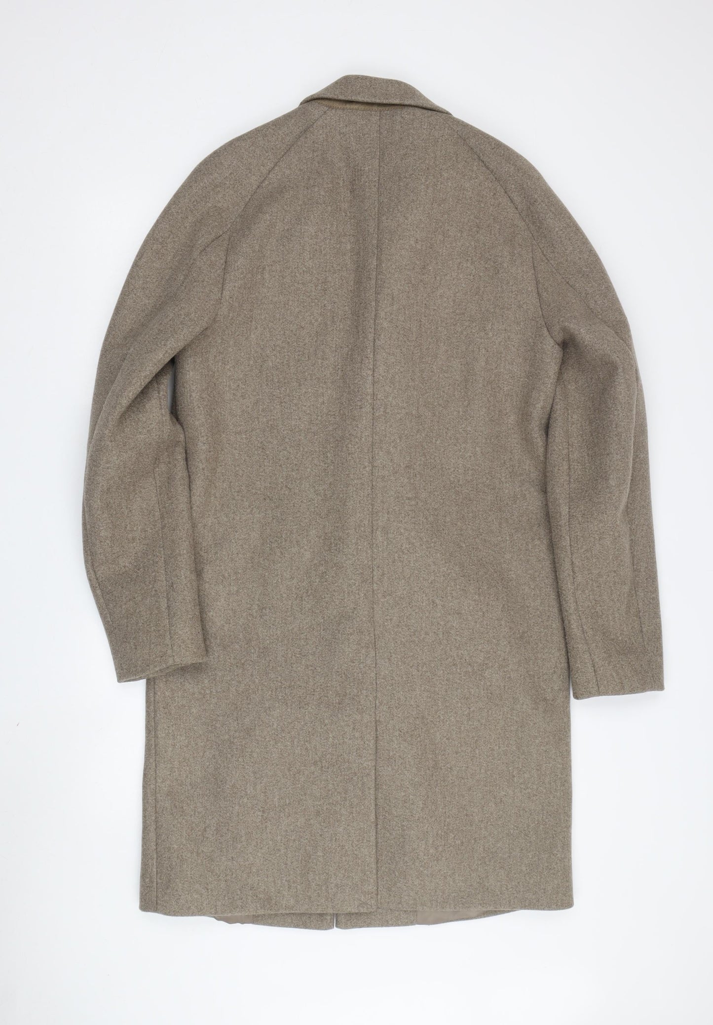Mens UK Size S Topman Beige Overcoat