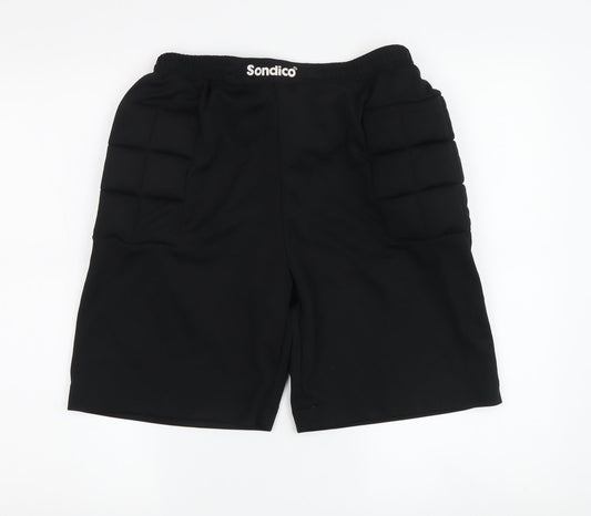 Sondico Men's Black Athletic Shorts - Medium