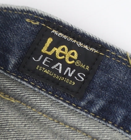 Lee Men's Blue Straight Denim Jeans, Size 36-32