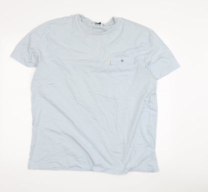 Mens UK Size 2XL Ben Sherman Blue  T-Shirt