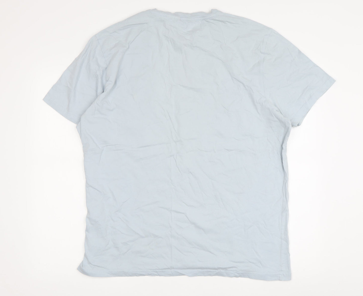 Mens UK Size 2XL Ben Sherman Blue  T-Shirt