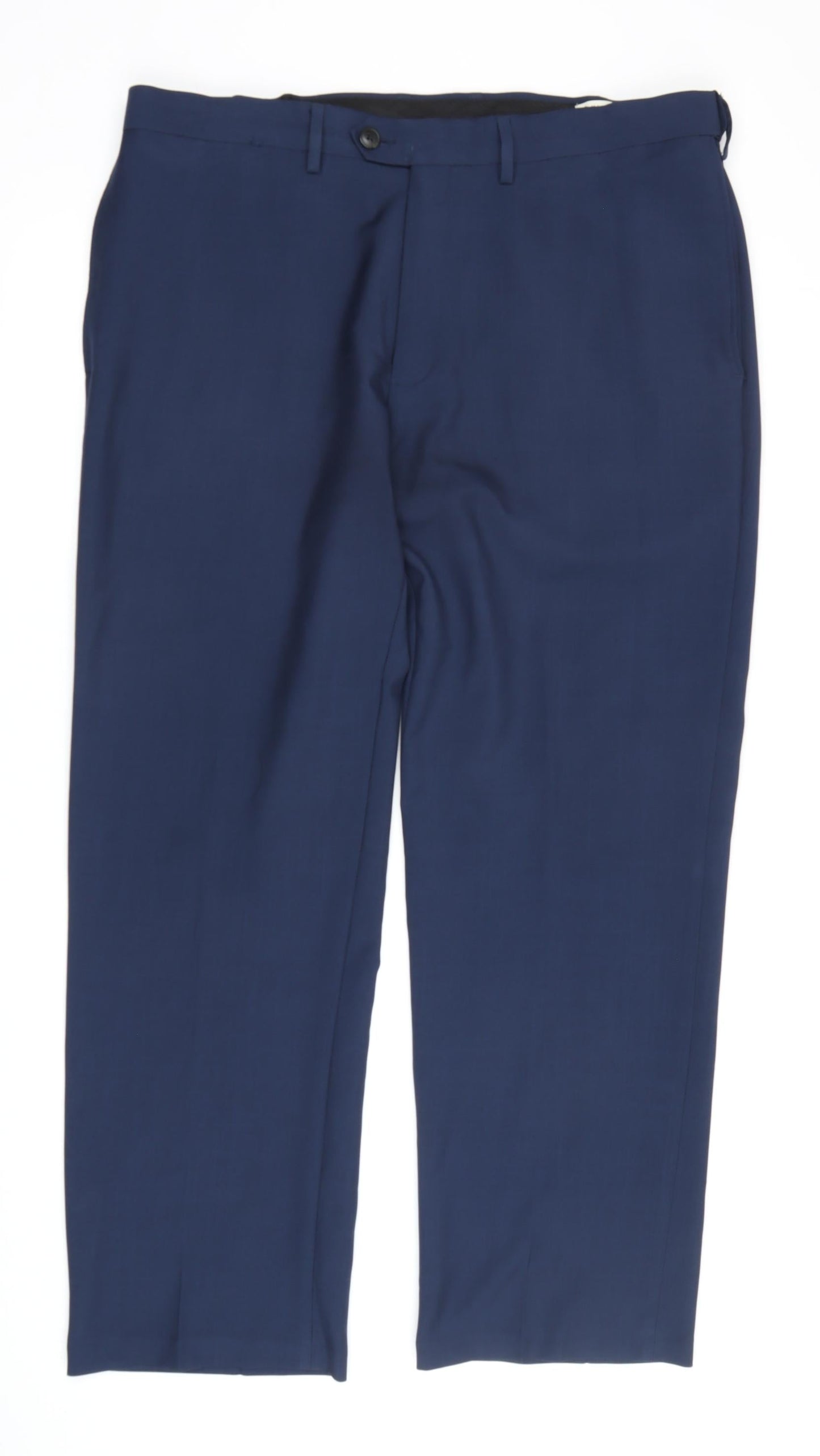Haggar Men's Blue Classic Fit Dress Pants 38x30