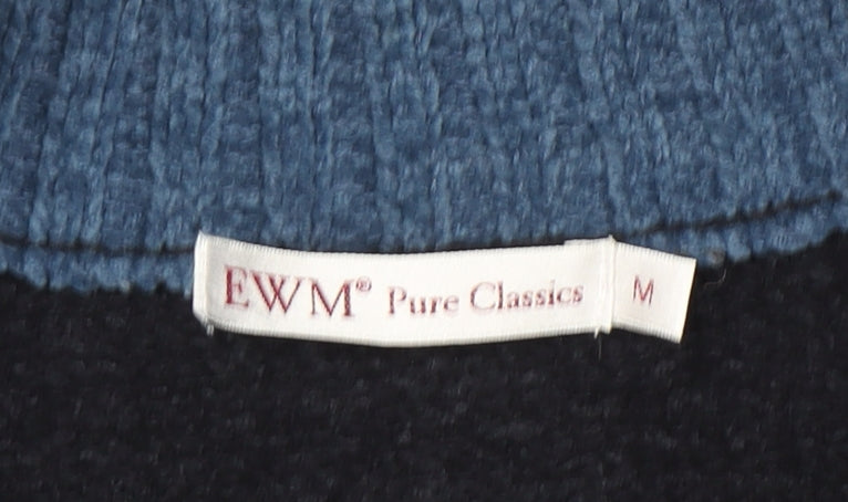 EWM Men's Black Cotton Pullover Jumper M