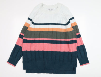Womens UK Size L NEXT Multicoloured Pullover Jumper