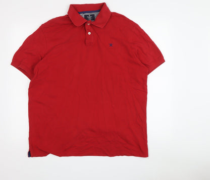 Hackett Men's Red XL Polo Shirt - Classic Fit