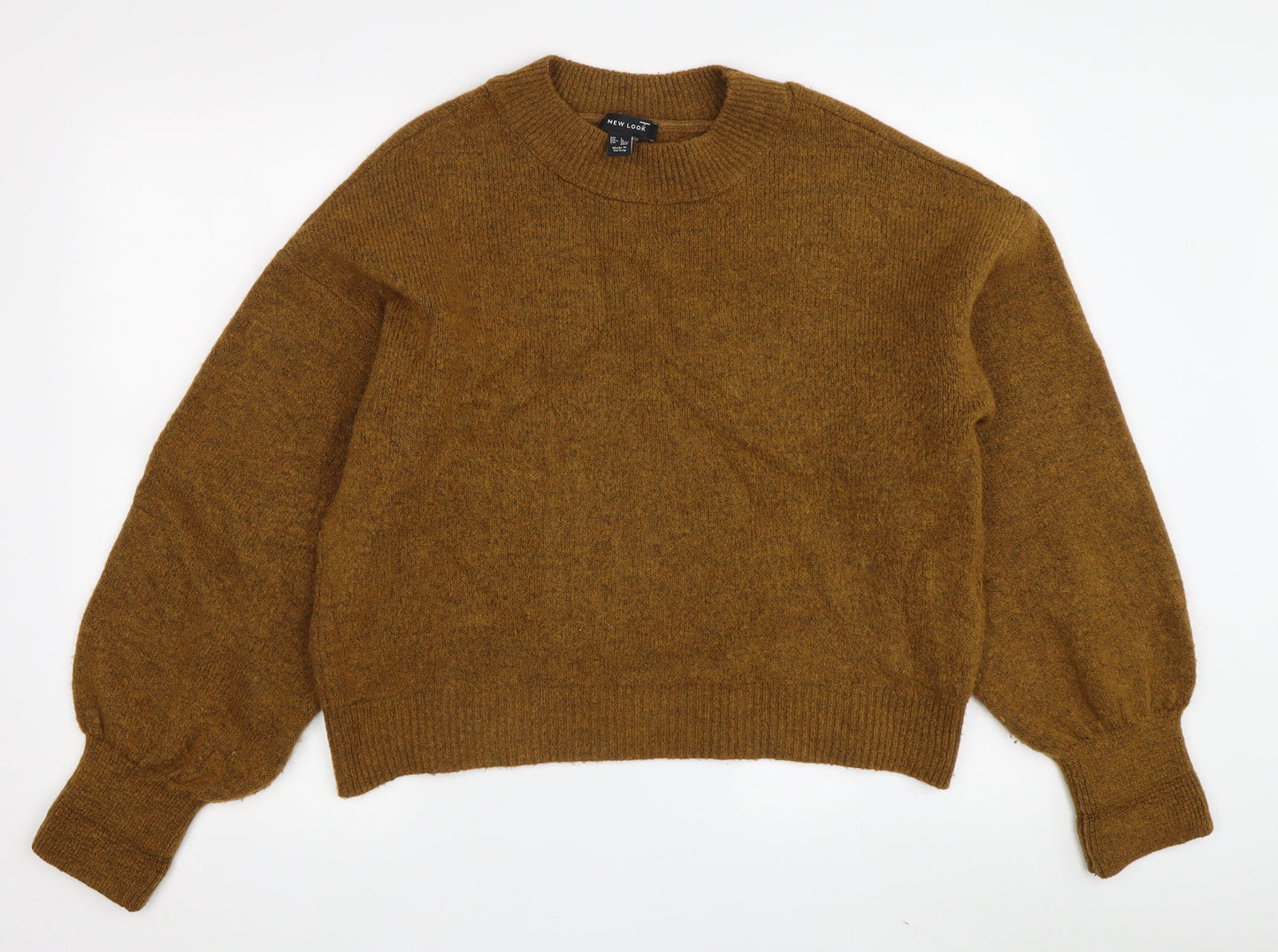 Womens UK Size L New Look Brown Pullover Jumper