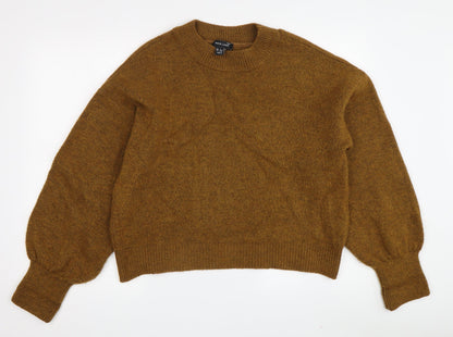 Womens UK Size L New Look Brown Pullover Jumper