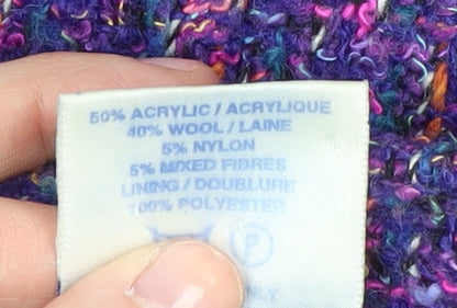 Womens UK Size 14 Alexon Regular Purple Suit Jacket