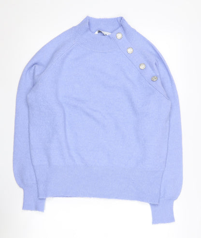 Womens UK Size S Amara Reya Blue Pullover Jumper