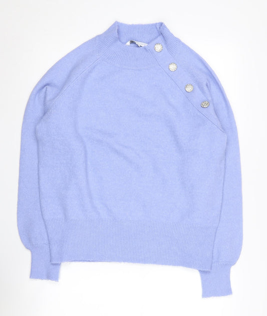 Womens UK Size S Amara Reya Blue Pullover Jumper