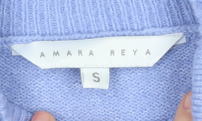 Womens UK Size S Amara Reya Blue Pullover Jumper