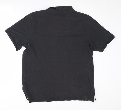 Nike Men's Black Polo Shirt XL Short Sleeve