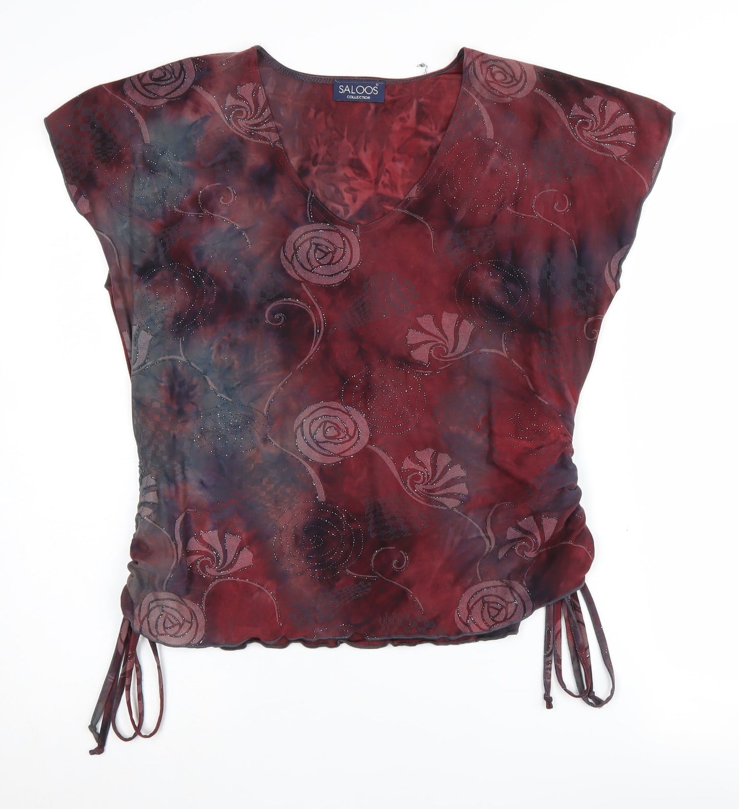 Womens UK Size M/L Saloos Multicoloured  Blouse