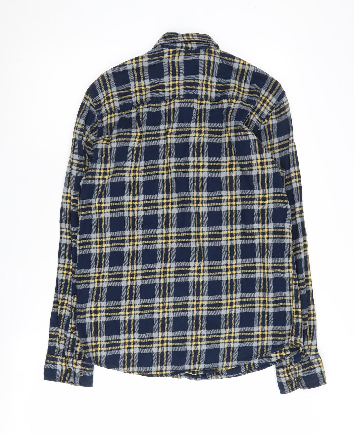Jack & Jones Men's Blue Plaid Casual Shirt S