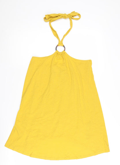 Womens UK Size 6 ASOS Yellow Camisole Tank