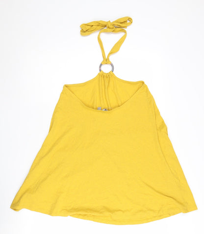 Womens UK Size 6 ASOS Yellow Camisole Tank