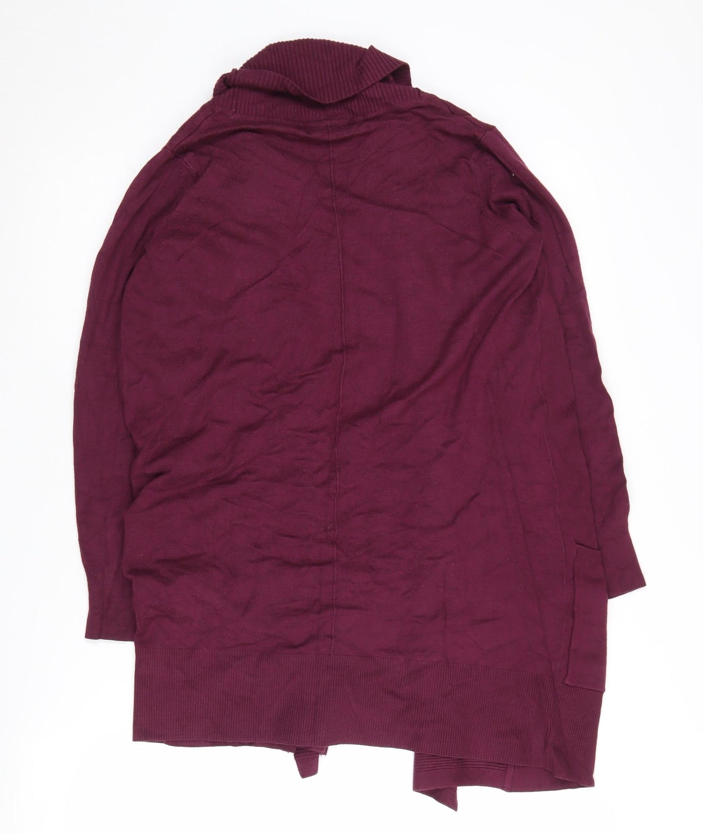 Womens UK Size S Marks and Spencer Purple Cardigan Jumper