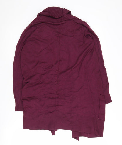 Womens UK Size S Marks and Spencer Purple Cardigan Jumper