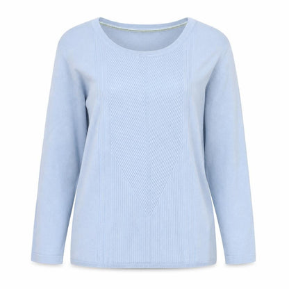 Country Casuals Women's Blue Round Neck Jumper Size M