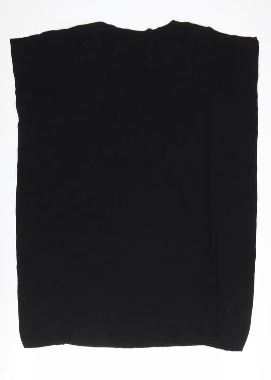 Womens UK Size 12 Star by Julien Macdonald Black Tunic Jumper