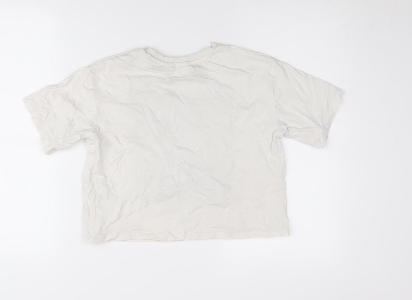 H&M Girls White Graphic T-Shirt, Size 11 Years, Harry Potter