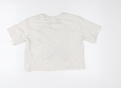 H&M Girls White Graphic T-Shirt, Size 11 Years, Harry Potter