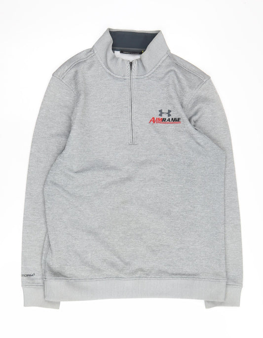 Under Armour Men's Grey 1/4 Zip Sweatshirt M