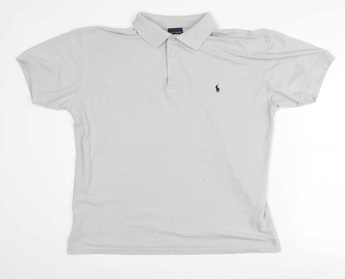 Ralph Lauren Men's Grey XL Classic Polo Shirt