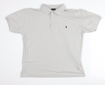 Ralph Lauren Men's Grey XL Classic Polo Shirt