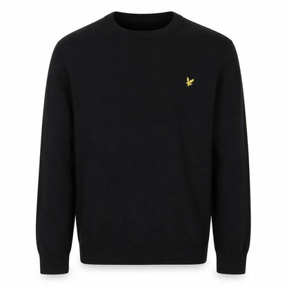 Mens UK Size L Lyle & Scott Black Pullover Jumper
