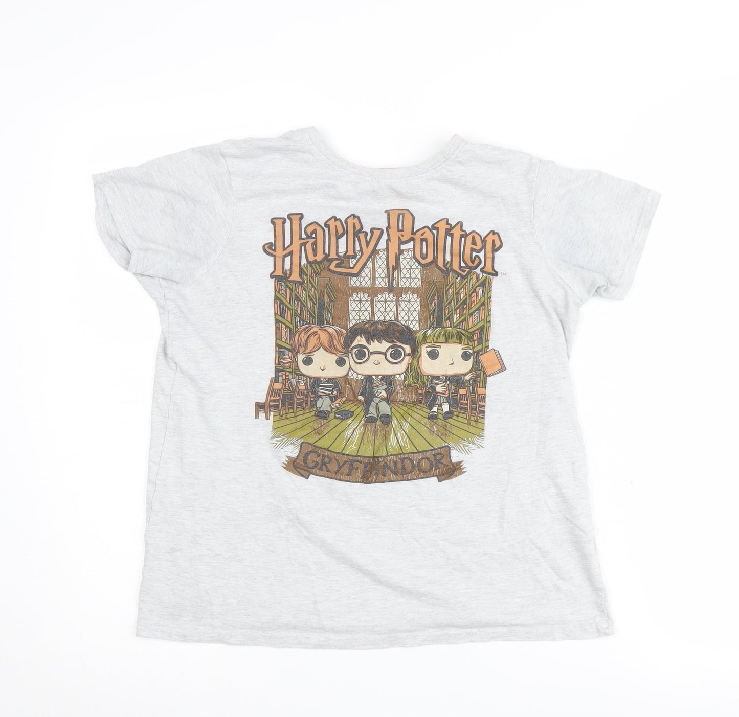 Pop Boys Grey Harry Potter T-Shirt 11-12 Years Graphic Print