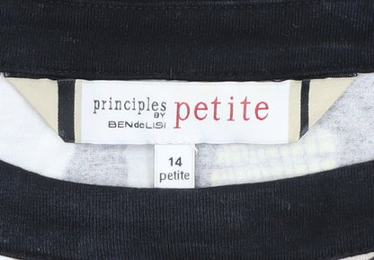 Womens UK Size 14 Principles by Ben de Lisi Beige Basic Tank